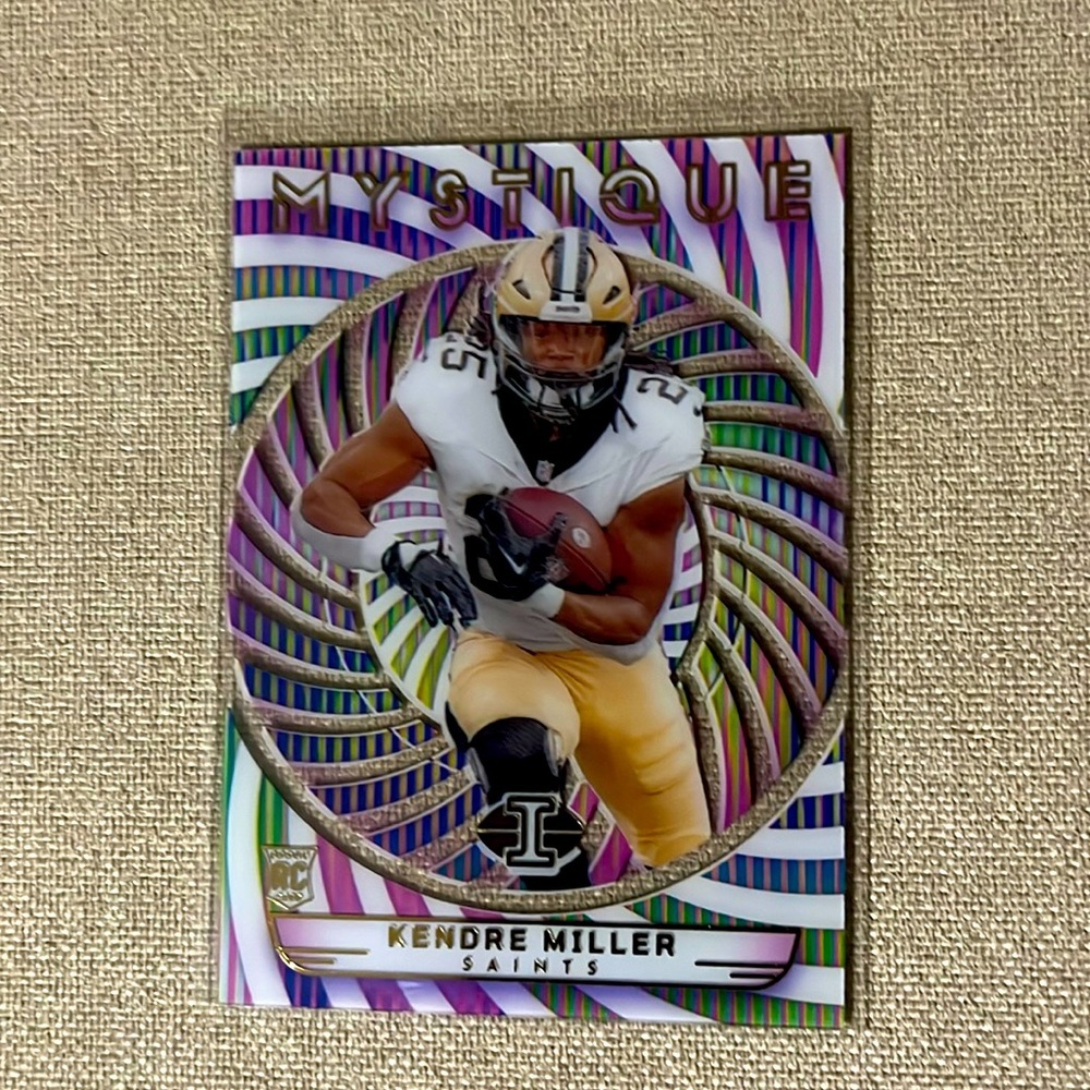 Kendre Miller 2023 Panini Illusions Mystique RC New Orleans Saints Rookie